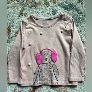 Baby Boden winter holiday girls top